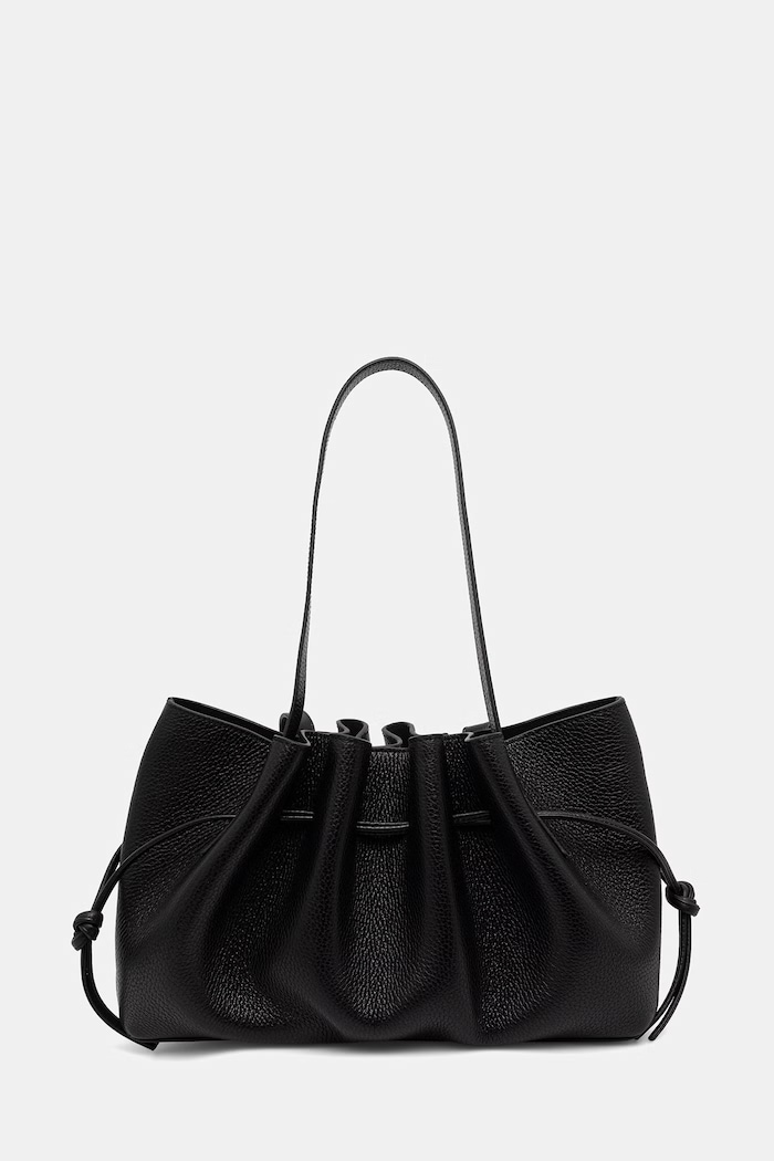 Yuzefi SCALLOP SHOULDER drawstring bag Women's leather
