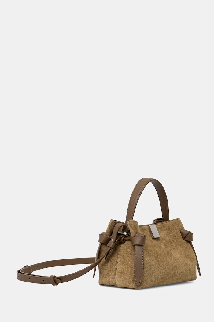 Yuzefi GYOZA MINI crossbody bag women's suede — photo 2