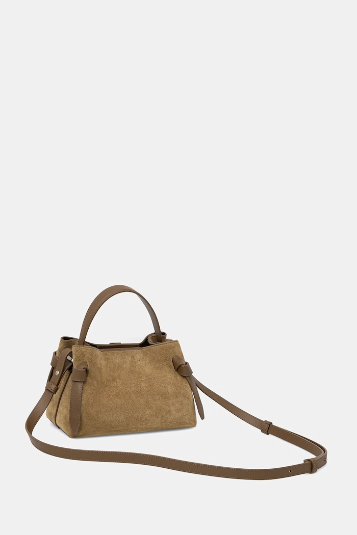 Yuzefi GYOZA MINI crossbody bag women's suede — photo 3