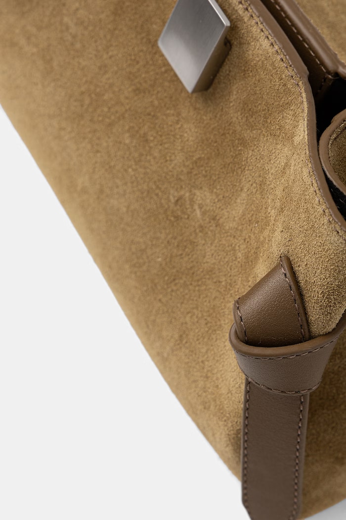 Yuzefi GYOZA MINI crossbody bag women's suede — photo 4