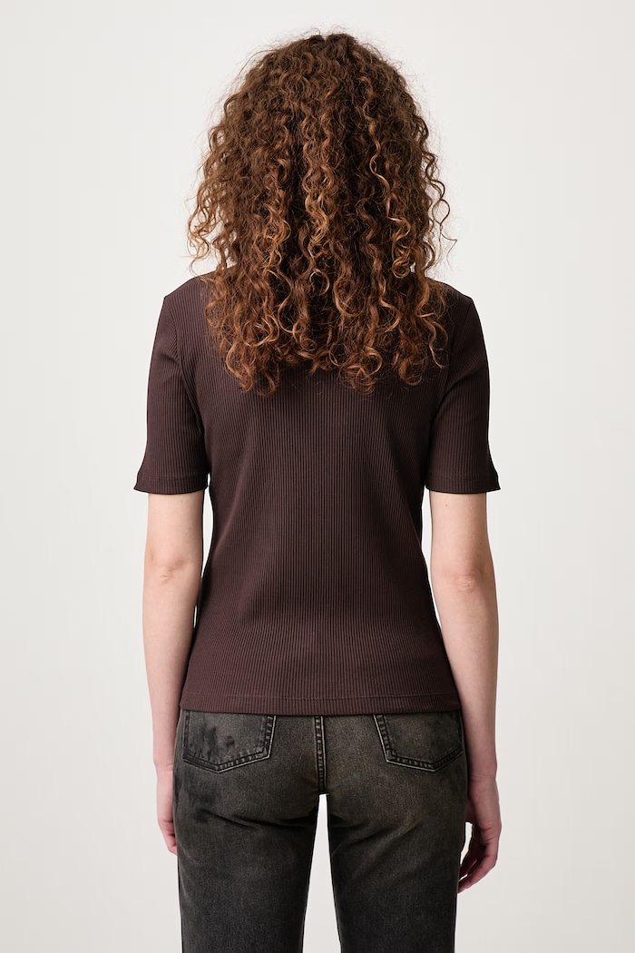 Maison Kitsuné Baby Fox basic t-shirt cotton with elastane Women's — photo 3