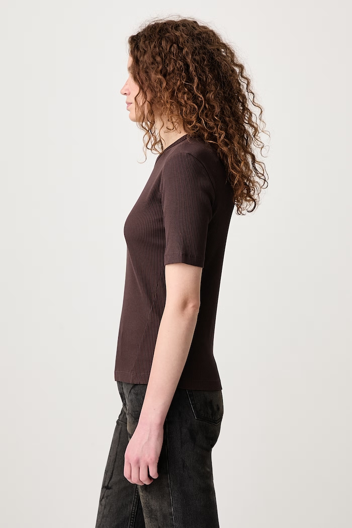 Maison Kitsuné Baby Fox basic t-shirt cotton with elastane Women's — photo 4