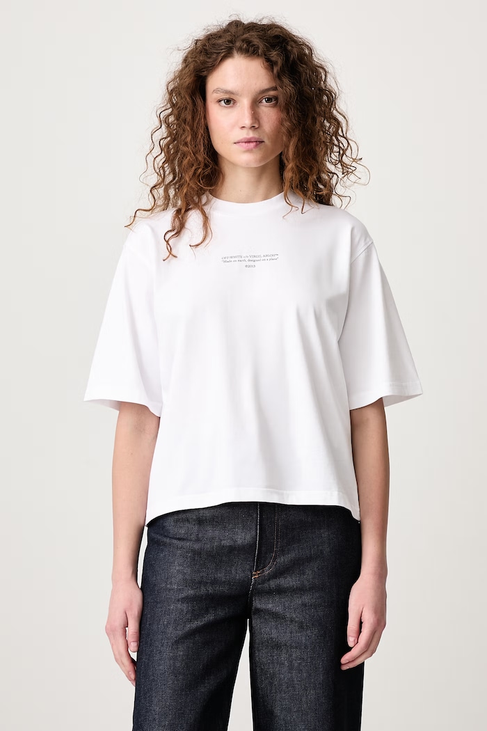 Off-White Statement Boxy t-shirt cotton Women's