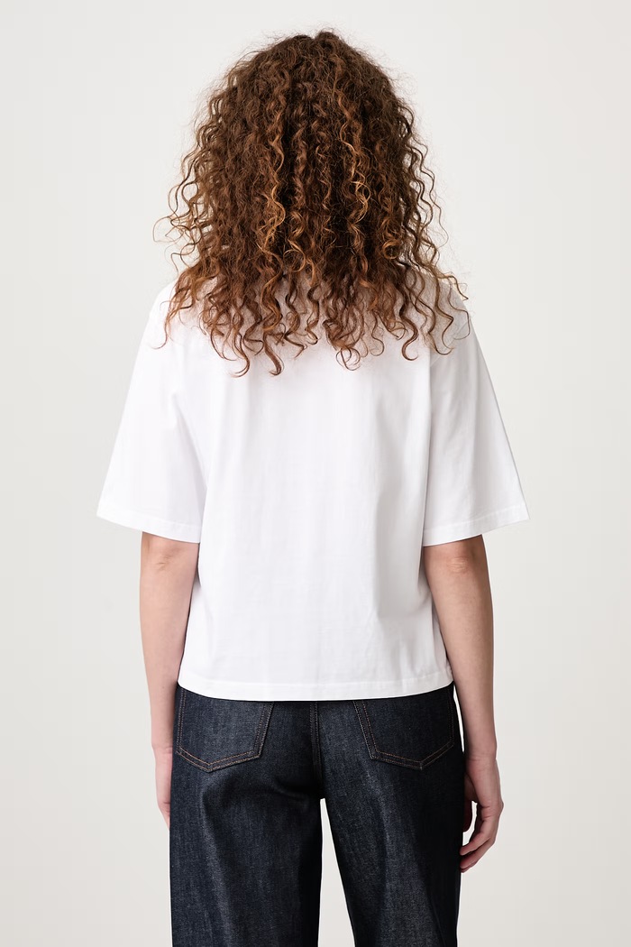 Off-White Statement Boxy t-shirt cotton Women's — photo 3