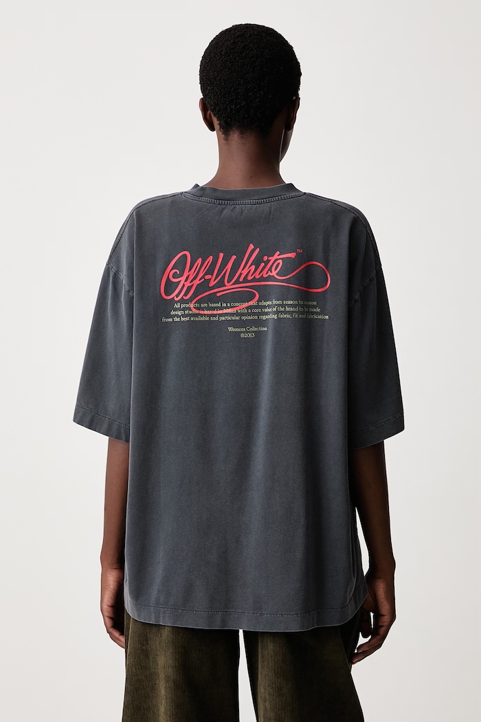 Off-White Flowers Field Skate t-shirt cotton Women's — photo 3