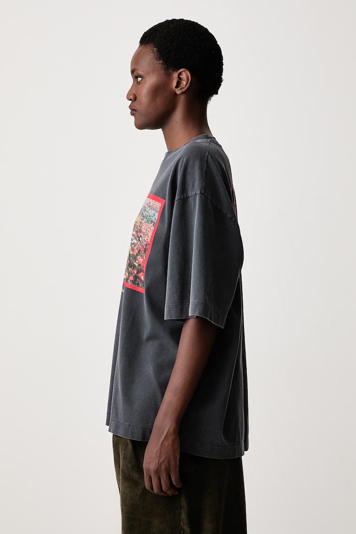 Off-White Flowers Field Skate t-shirt cotton Women's — photo 4