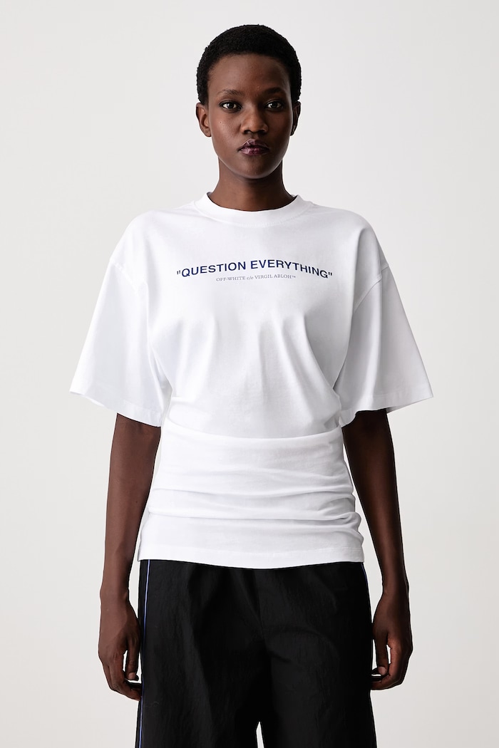 Off-White Question Everything cotton Women's