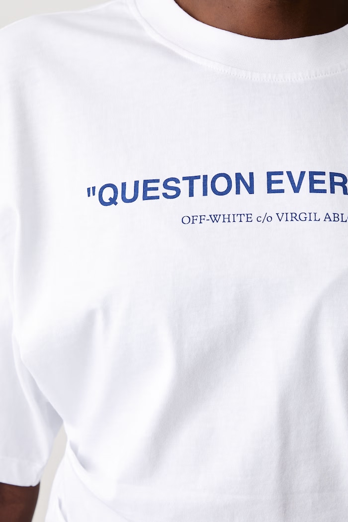 Off-White Question Everything cotton Women's — photo 6