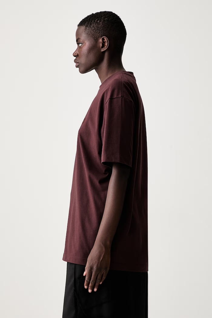 Y-3 REG SS TEE oversize t-shirt cotton Women's — photo 4