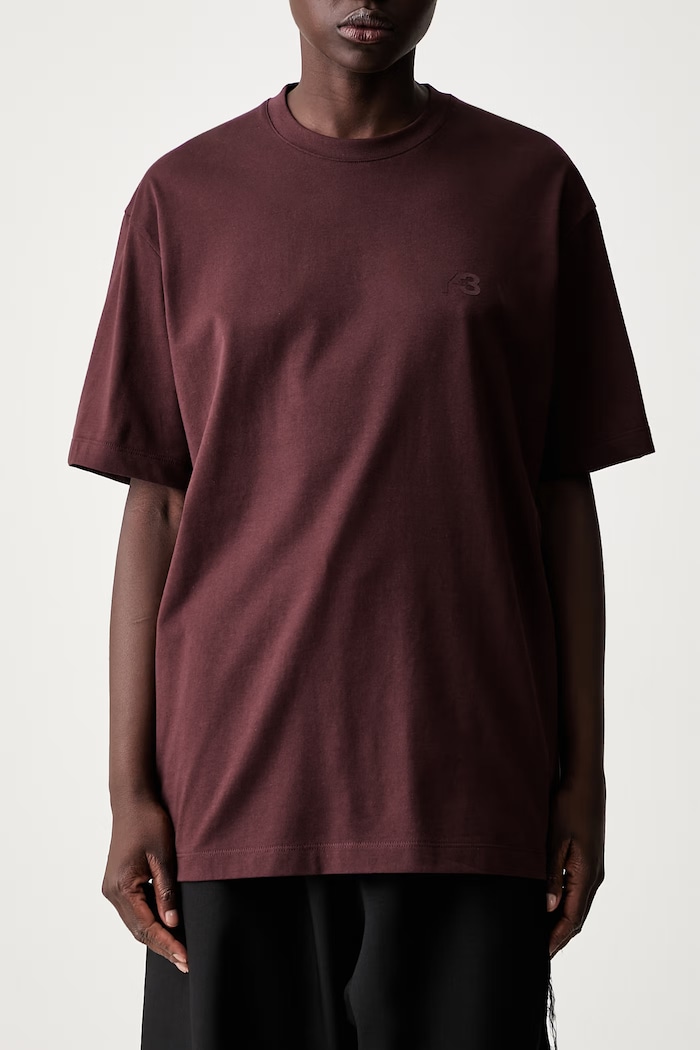 Y-3 REG SS TEE oversize t-shirt cotton Women's — photo 5