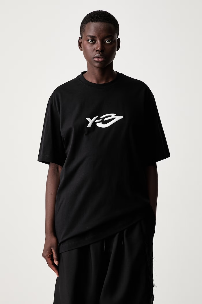 Y-3 LOGO LS TEE t-shirt cotton Women's