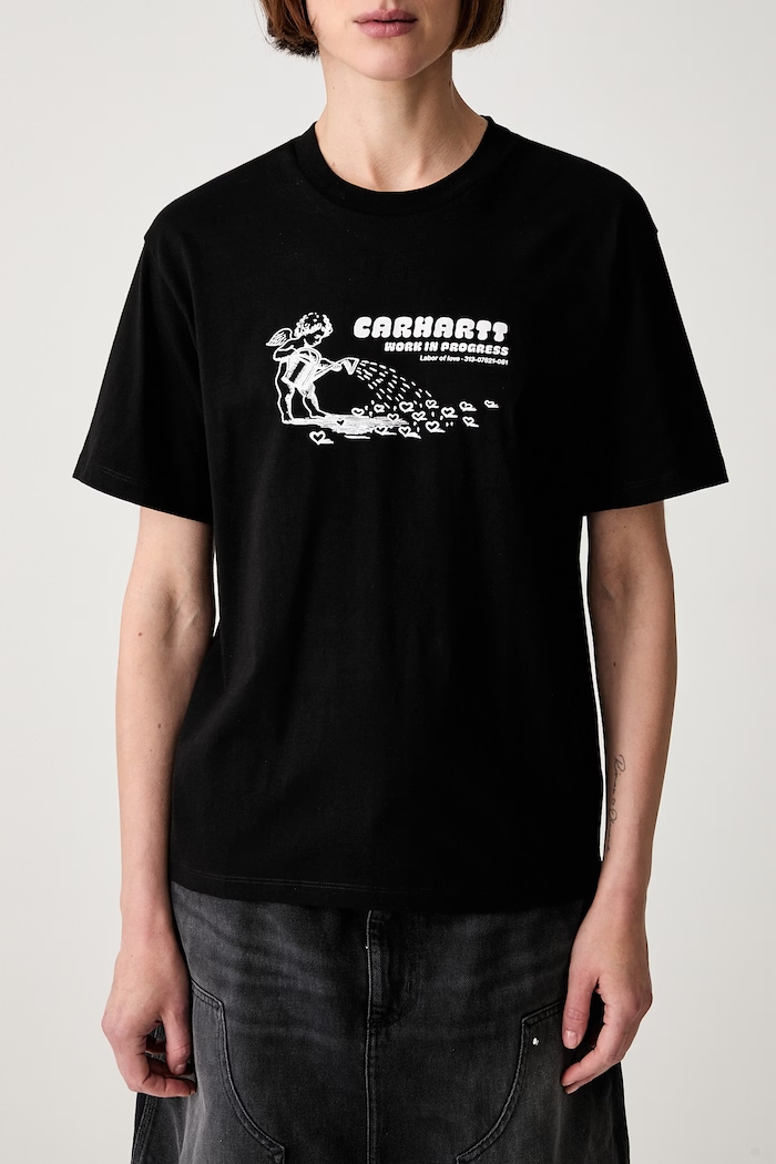 Carhartt WIP W S/S Bumper Sticker t-shirt cotton women's — photo 4
