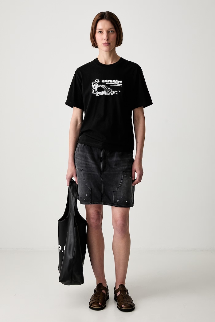 Carhartt WIP W S/S Bumper Sticker t-shirt cotton women's — photo 5