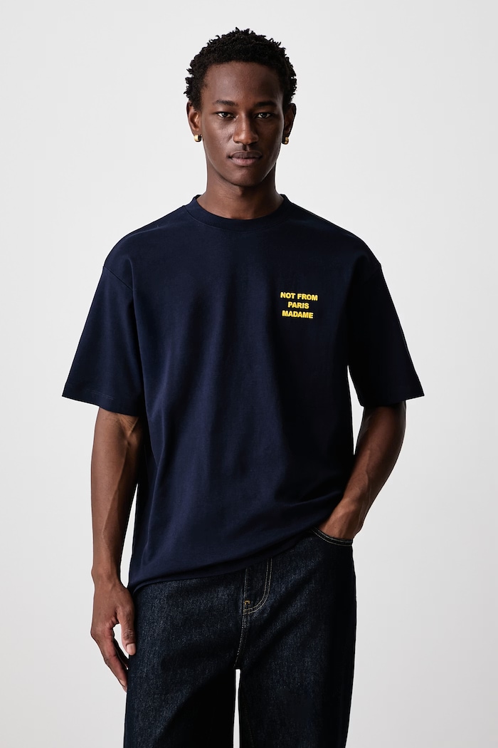 Drôle de Monsieur Bold Slogan t-shirt cotton Men's — photo 3