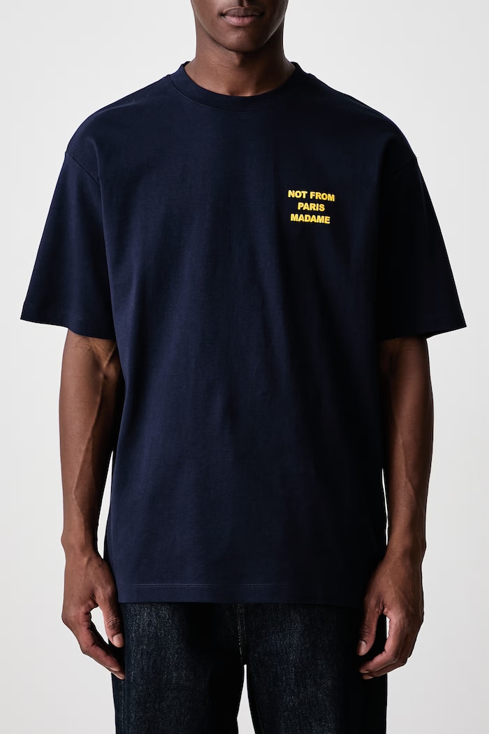 Drôle de Monsieur Bold Slogan t-shirt cotton Men's — photo 5