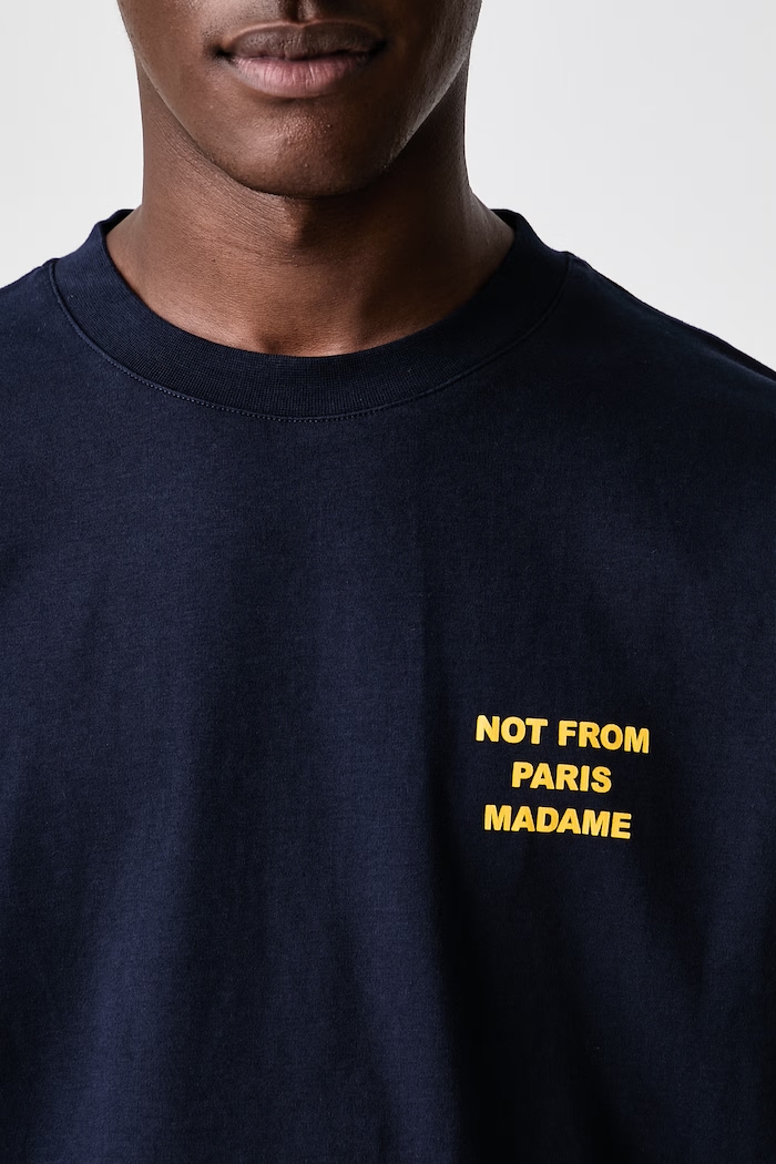 Drôle de Monsieur Bold Slogan t-shirt cotton Men's — photo 6