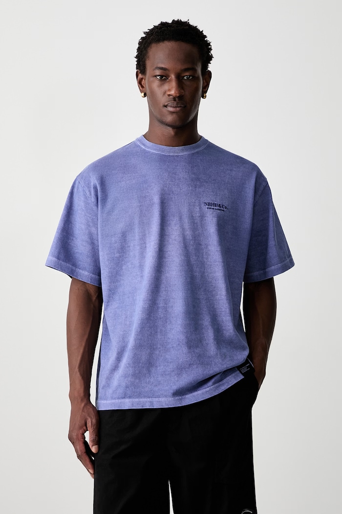 Neighborhood t-shirt cotton Men's