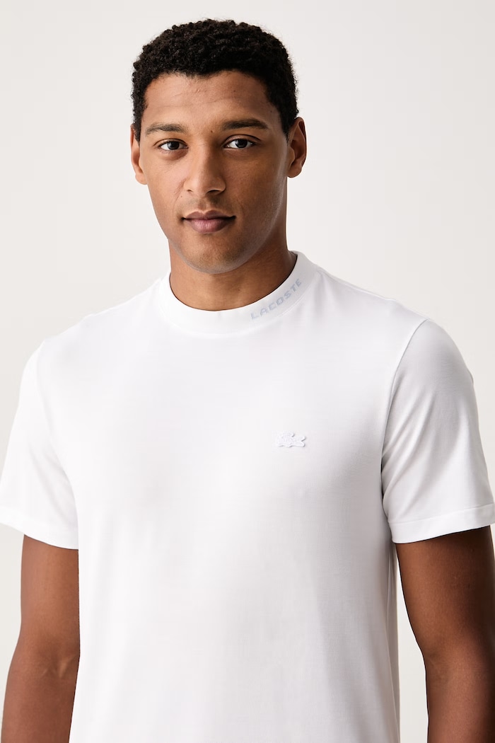 Lacoste t-shirt with cotton Men's — photo 4