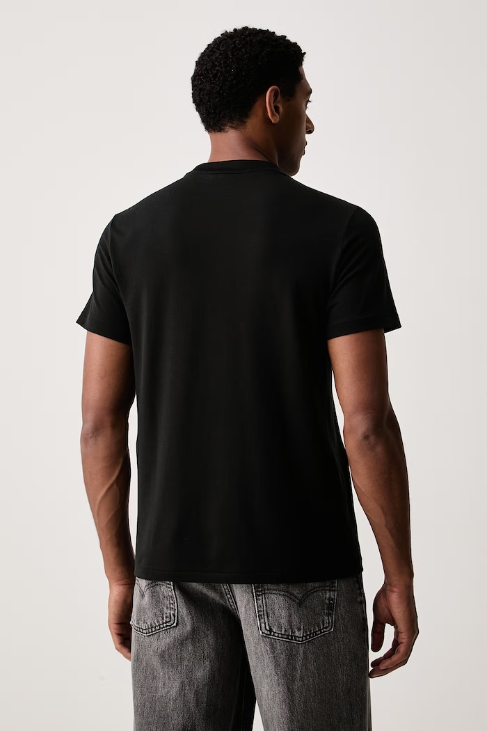 Lacoste t-shirt with cotton Men's — photo 3