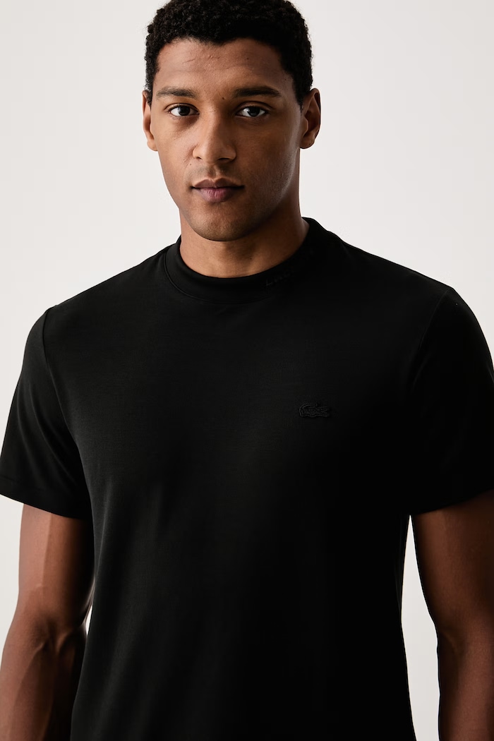 Lacoste t-shirt with cotton Men's — photo 4