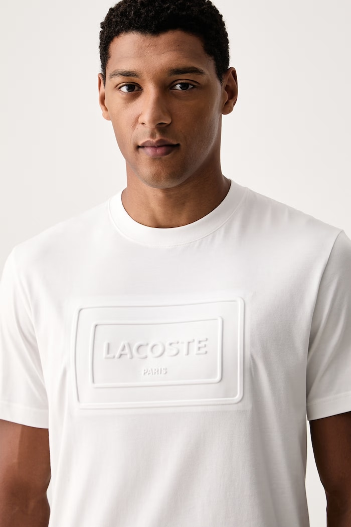 Lacoste t-shirt cotton Men's — photo 4