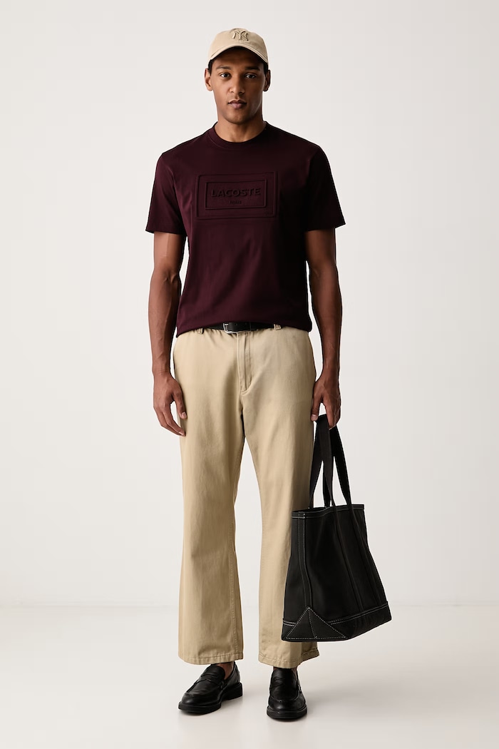Lacoste t-shirt cotton Men's — photo 2