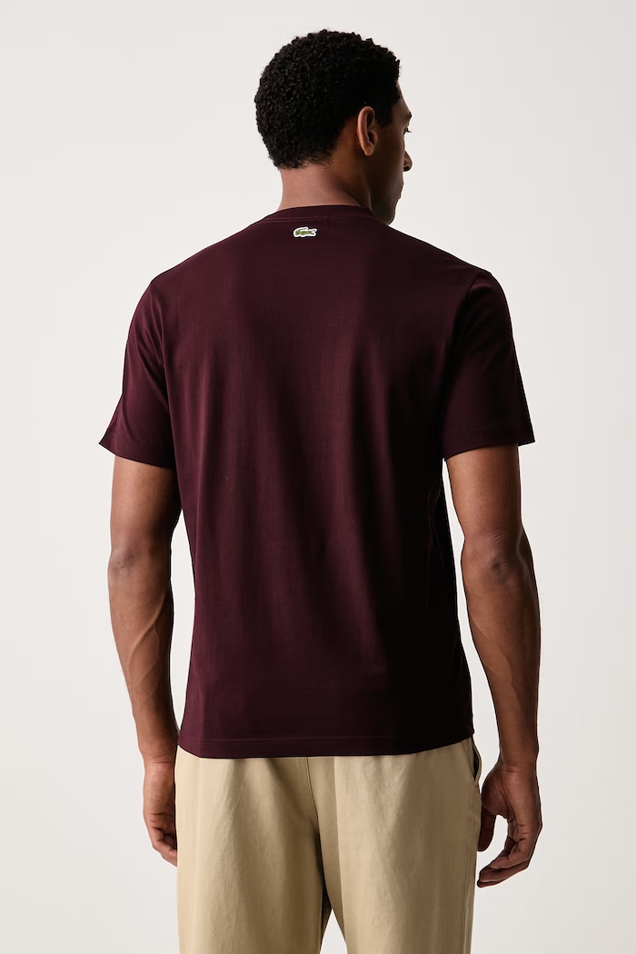 Lacoste t-shirt cotton Men's — photo 3