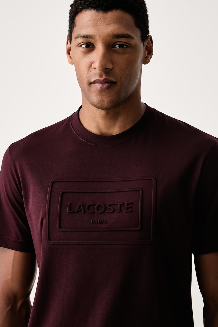 Lacoste t-shirt cotton Men's — photo 4