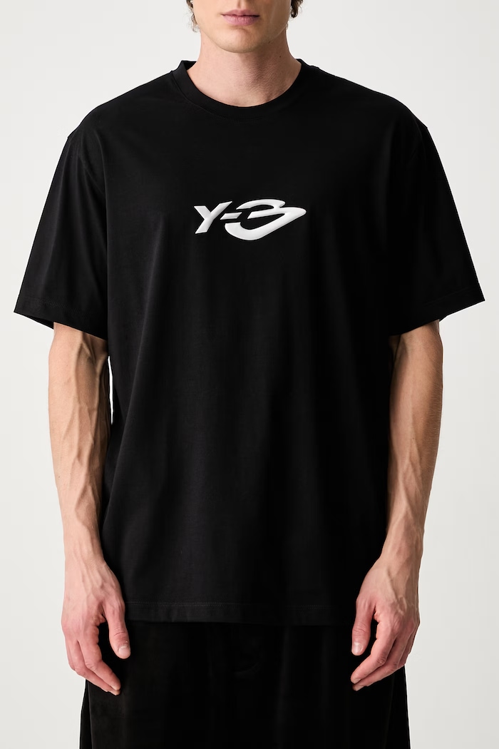 Y-3 LOGO LS TEE t-shirt cotton Men's — photo 4