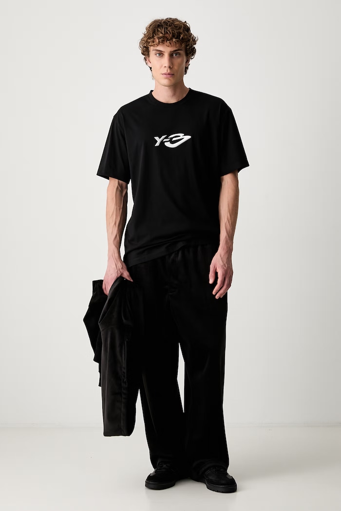Y-3 LOGO LS TEE t-shirt cotton Men's — photo 6
