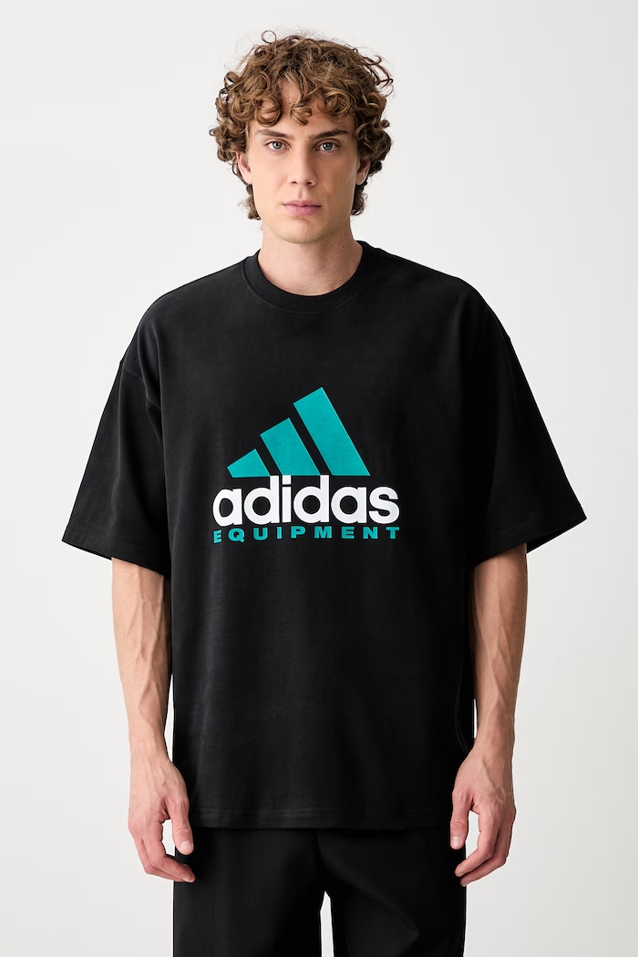 adidas Originals Equipment oversize t-shirt cotton Men's