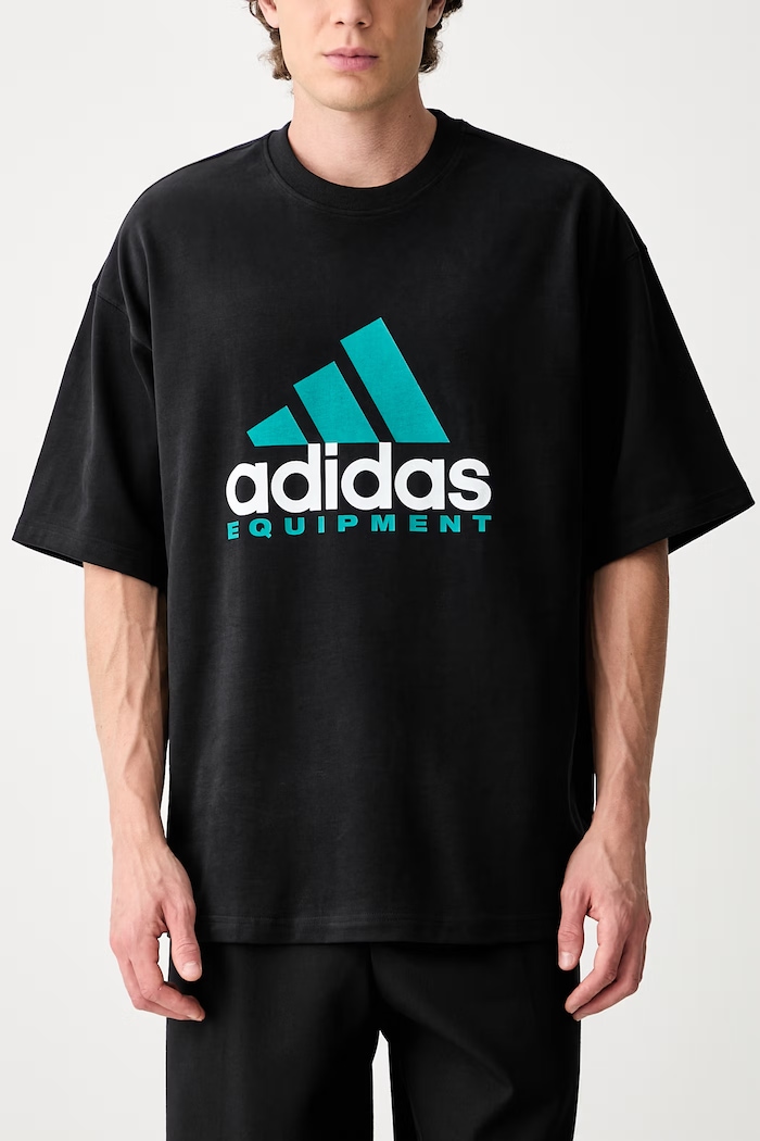 adidas Originals Equipment oversize t-shirt cotton Men's — photo 5