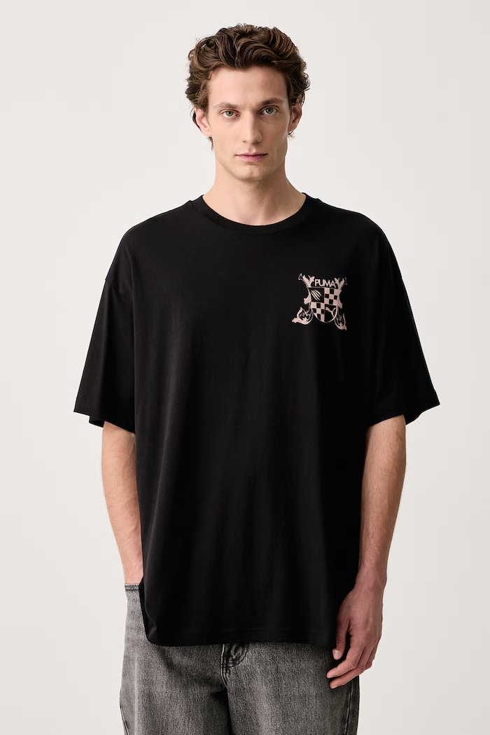 Puma oversize t-shirt cotton Men's — photo 3