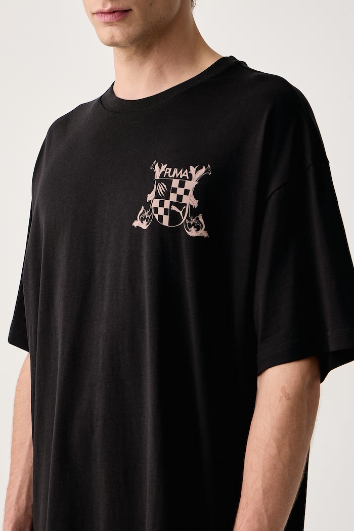 Puma oversize t-shirt cotton Men's — photo 4