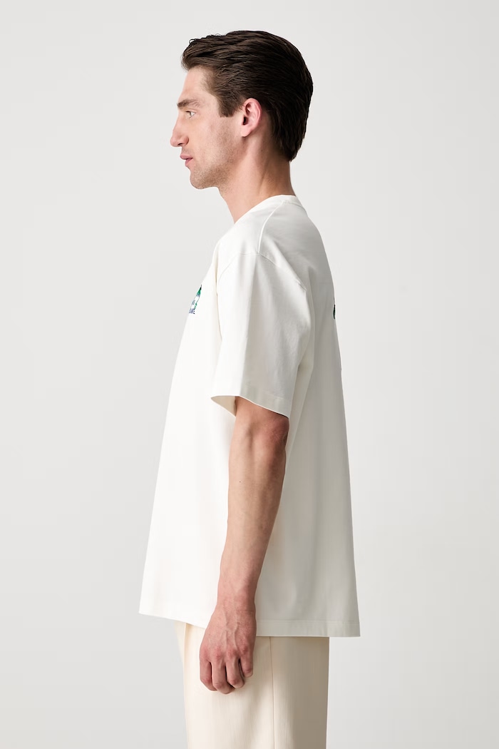 Drôle de Monsieur Vine Embroidered Slogan t-shirt cotton Men's — photo 2