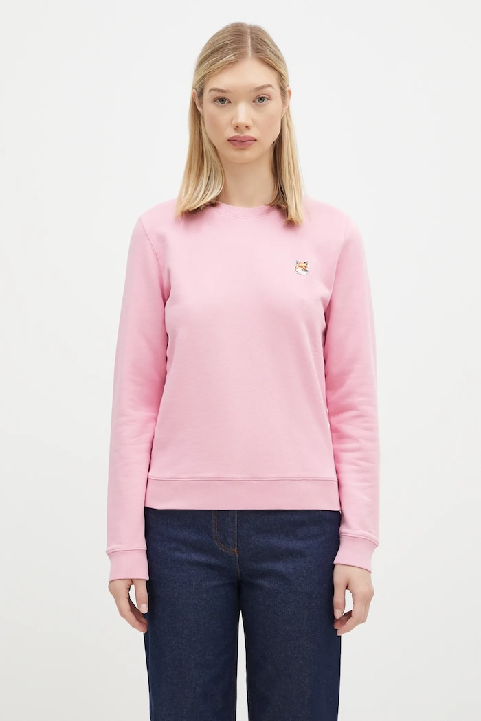 Maison Kitsuné cotton sweatshirt Fox Head Patch Regular Sweatshirt