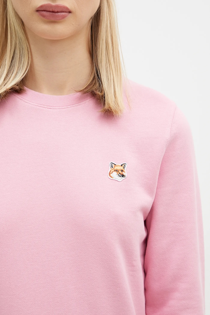 Maison Kitsuné cotton sweatshirt Fox Head Patch Regular Sweatshirt — photo 4
