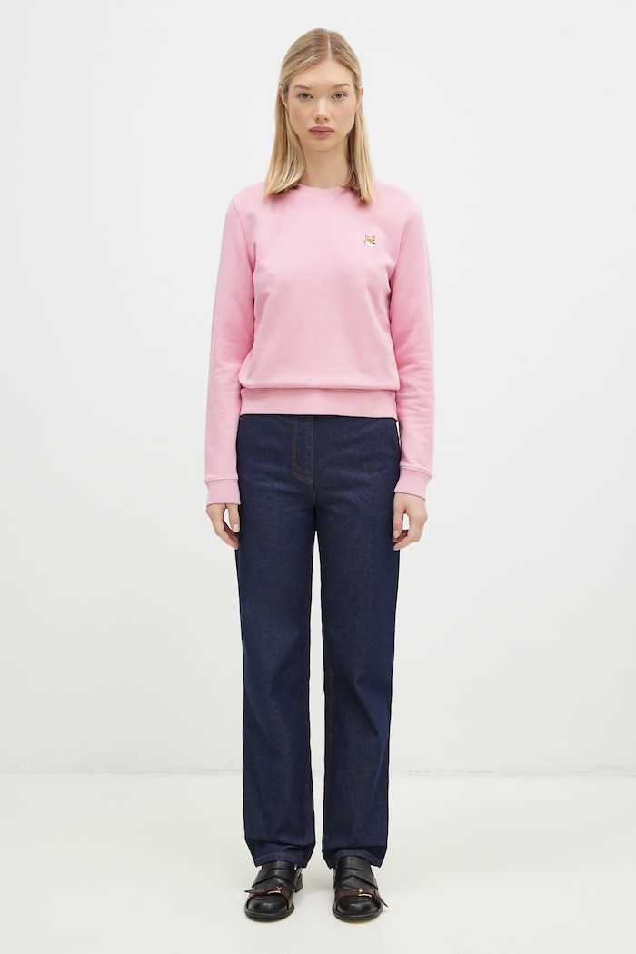 Maison Kitsuné cotton sweatshirt Fox Head Patch Regular Sweatshirt — photo 5