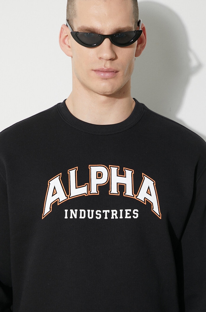 Alpha Industries sweatshirt College Sweater — photo 5