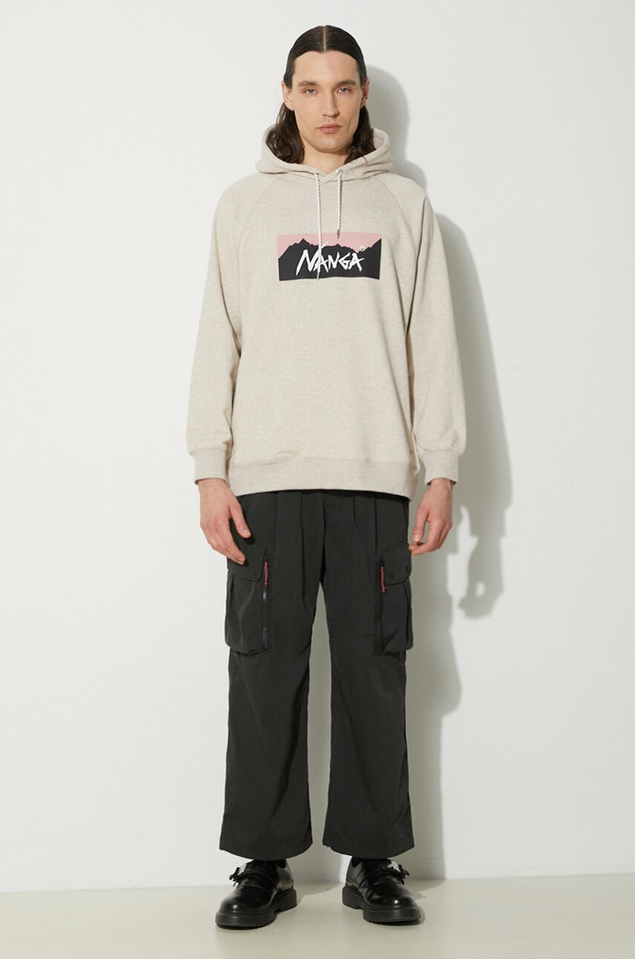 Nanga sweatshirt Eco Hybrid Box Logo Sweat Hoodie — photo 2