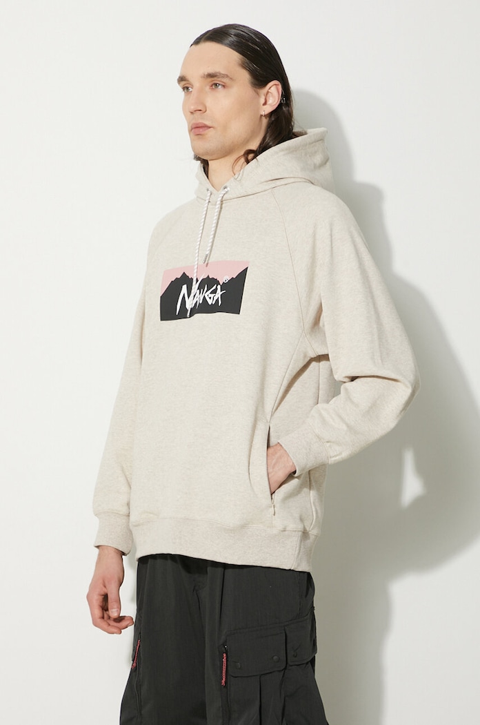 Nanga sweatshirt Eco Hybrid Box Logo Sweat Hoodie — photo 4