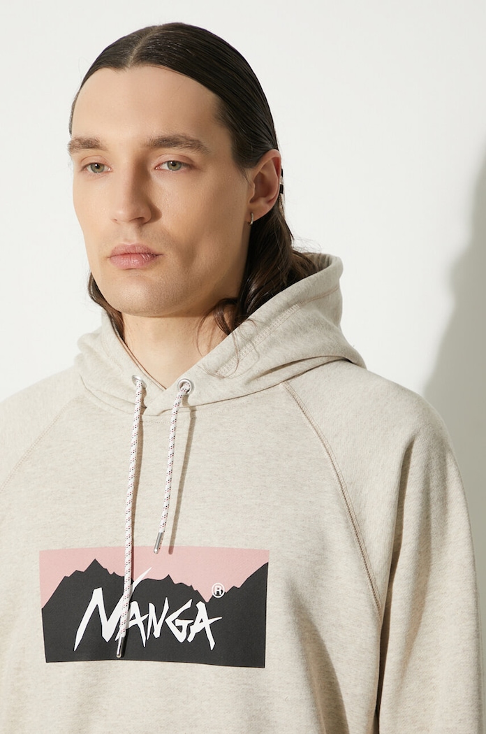 Nanga sweatshirt Eco Hybrid Box Logo Sweat Hoodie — photo 5