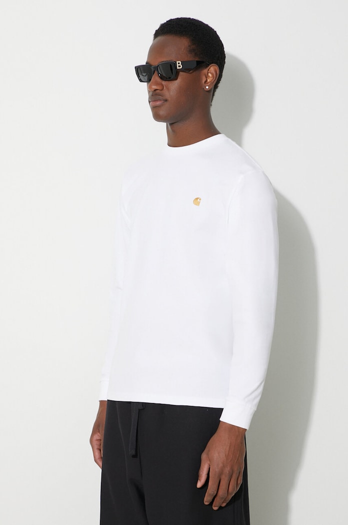Carhartt WIP cotton longsleeve top Longsleeve Chase T-Shirt — photo 4