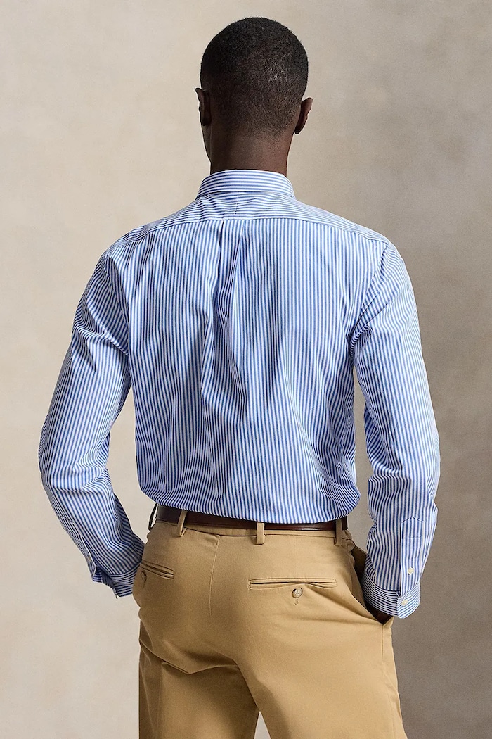 Polo Ralph Lauren shirt cotton with elastane Men's — photo 2
