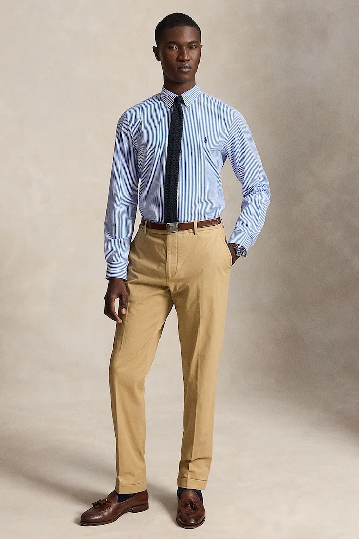 Polo Ralph Lauren shirt cotton with elastane Men's — photo 3
