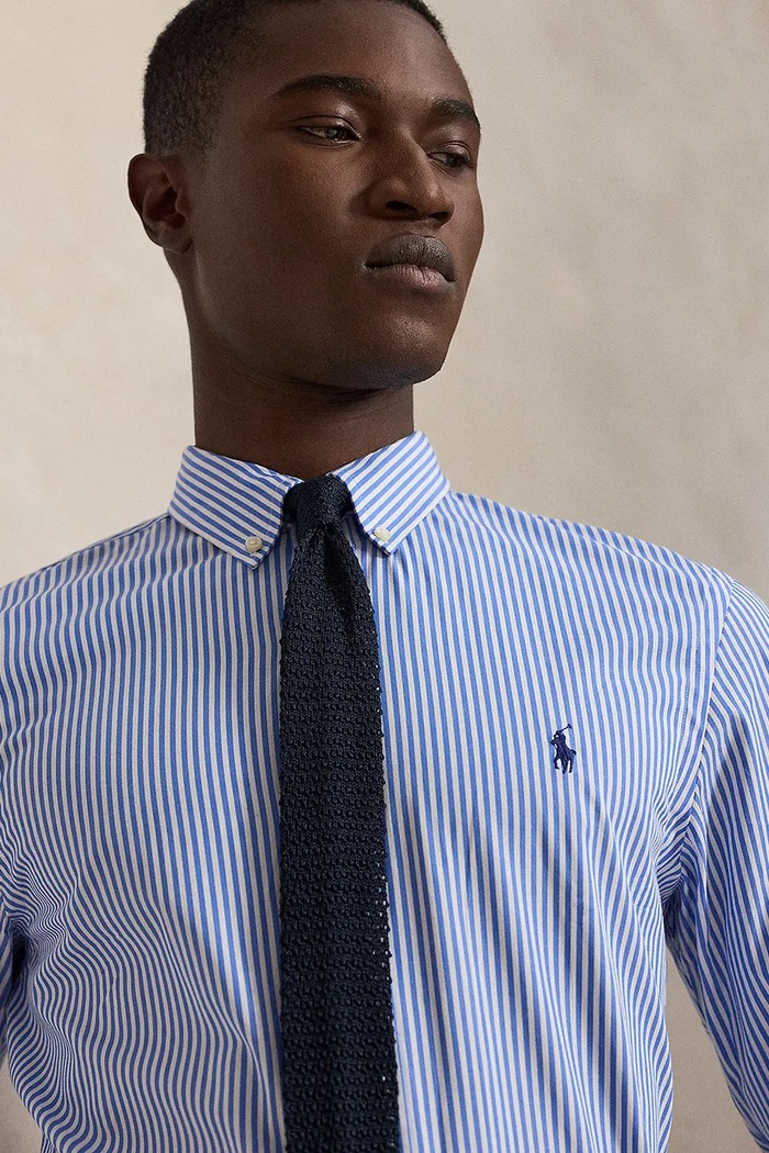 Polo Ralph Lauren shirt cotton with elastane Men's — photo 4