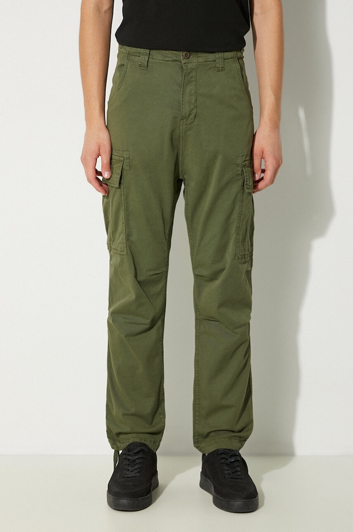 Alpha Industries Squad Pant cargo trousers cotton with elastane Men's
