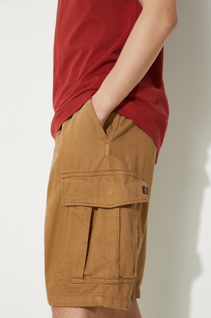 Alpha Industries cotton denim shorts Aircraft — photo 4