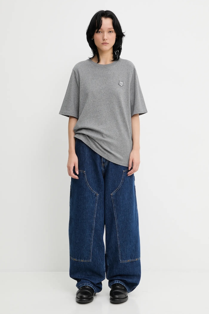 Maison Kitsuné cotton t-shirt Bold Fox Head Patch Comfort — photo 5