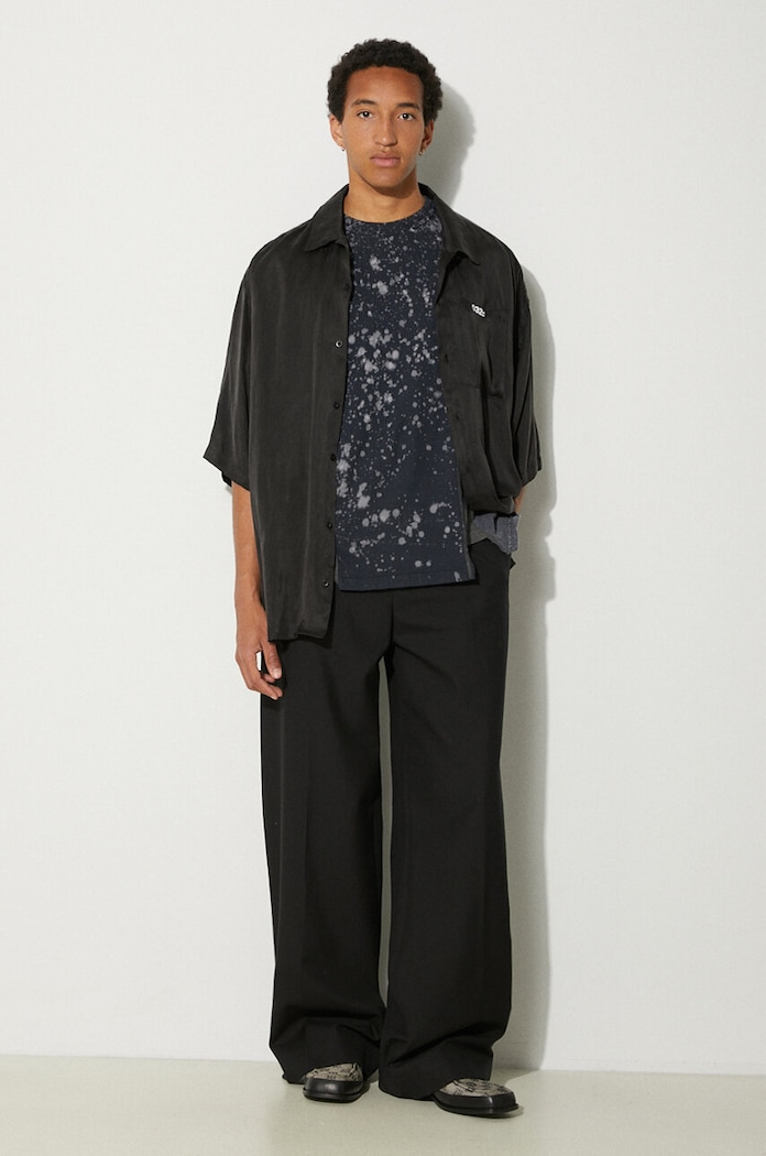 Needles cotton t-shirt 5 Cuts S/S Tee - B&W Mishmash — photo 2